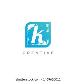 Letter K logo initial vector. Emblem initial letter luxury.