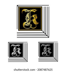letter K logo. minimal design concept, font logo design.