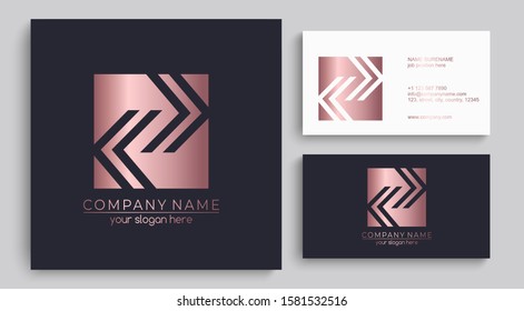 Letter K logo or monogram. blank for business card. For your business. Vector sign.