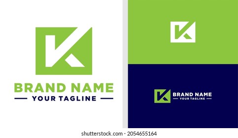 LETTER K LOGO MONOGRAM ELEGANT EDITABLE