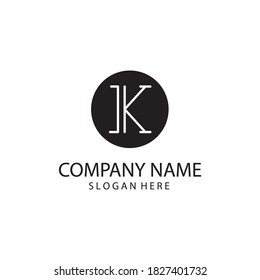 letter K logo for sale creative illustrations. vector design