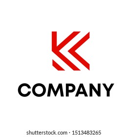 letter K logo sign vector for all company