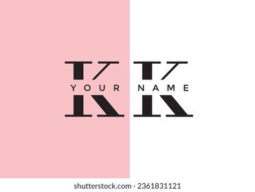 letter K, logo K, suitable for the company's initial symbol.