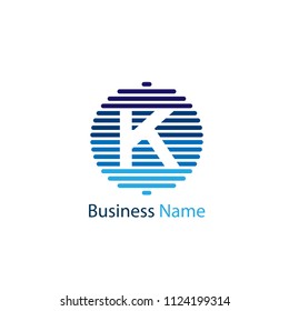 Letter K Logo Template Design