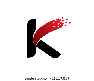 Letter K Logo Template Design Vector, Emblem, Concept Design, Creative Symbol, Icon