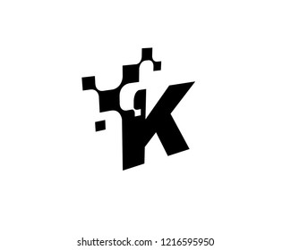 Letter K Logo Template Design Vector, Emblem, Concept Design, Creative Symbol, Icon