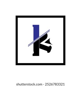 letter k logo that is unique and simple