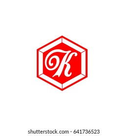 letter K logo vector