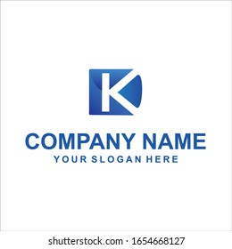 letter K logo vector design