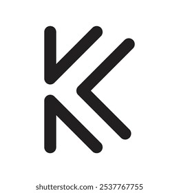 Letter K Logo Vector Icon Template Illustration
