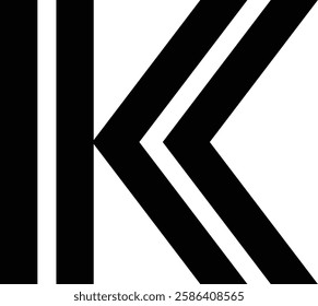 Letter  K Logo vector icon