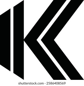 Letter  K Logo vector icon