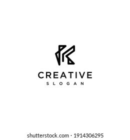 Imágenes vectoriales del logotipo K	