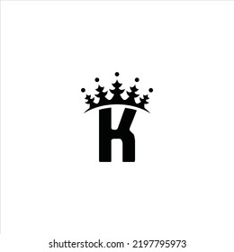 Buchstabe k Logo, Vektorgrafik-Vorlage