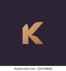 Letter k logo vector template, Creative K Letter initial logo design