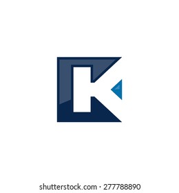 letter K logotype template