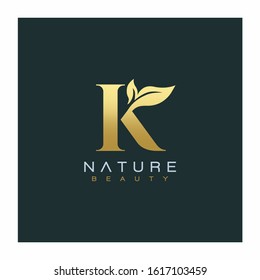 Letter K Luxury Letter Logo Design Vector Icon