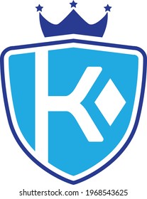Letra K y vector de logotipo M