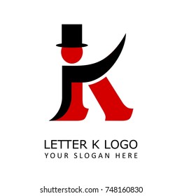 Letter k magic logo