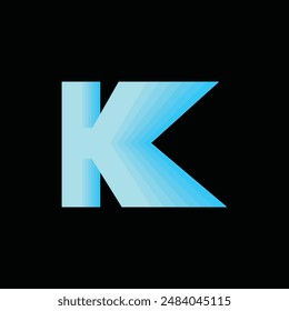 Letter K Modern Business Icon Design Technology Logo
