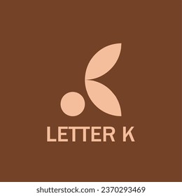 Letter K modern logo design template elements