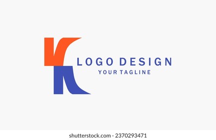Letter K modern logo design template elements