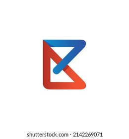 Logo simple de la letra k 