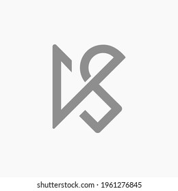 The letter K mono line with a simple style and looks unique but still elegant. Suitable for retail, cosmetic, fashion product logos, as well as for your personal logo.