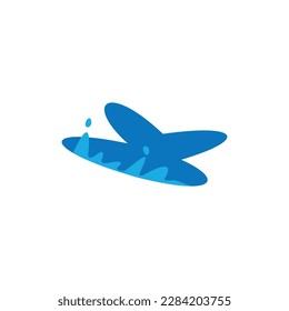 Letter k monogram spritwater modern logo
