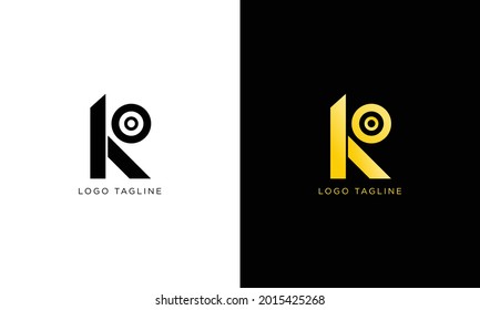 Letter K O Logo. Initial alphabet letter logo Vector Illustration