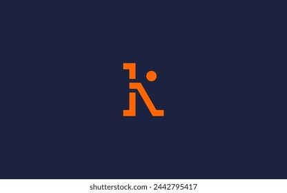 letter k with people logo icon design vector design template inspiration