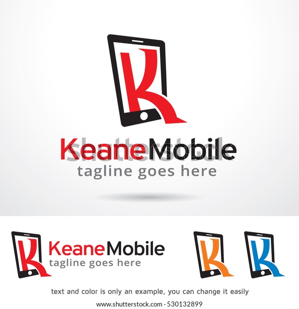 Letter K Phone Logo Template Design Stock Vector (Royalty Free) 530132899
