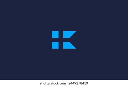 letter k with plus logo icon design vector design template inspiration