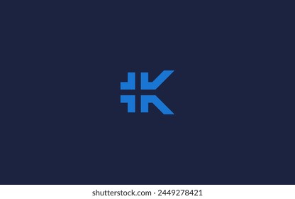 letter k with plus logo icon design vector design template inspiration