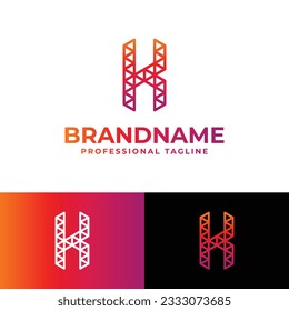 Letter K Polygon Logo, suitable for business related to polygon with K initial.
