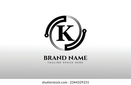Letter K professional logo design templates