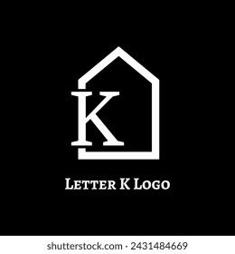 Letter K-Eigenschaft Symbol Logo Design Template Element