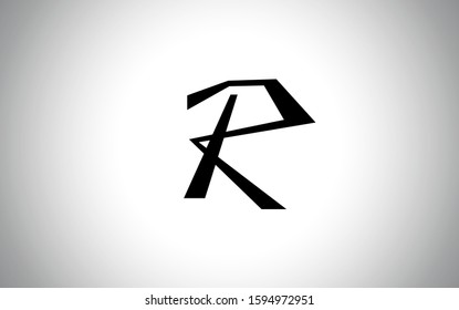 letter k and r linked logo design