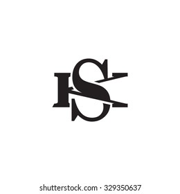 letter K and S monogram logo