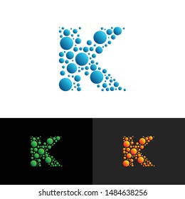Letter K simple logo icon design vector