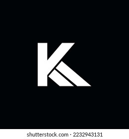 Letra k icono de logotipo simple Vector libre
