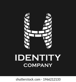 Letter k with spiral  shape logo template illustration. suitable for construction, building, industrial, techno 
