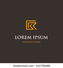 Letter K Stylish Creative Vector Logo Design 