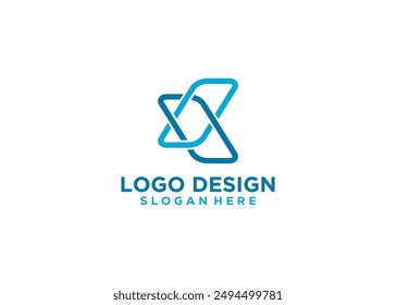 Letter k technology logo design vector template