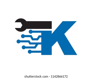 Letter K Template Design Vector, Emblem, Concept Design, Creative Symbol, Icon