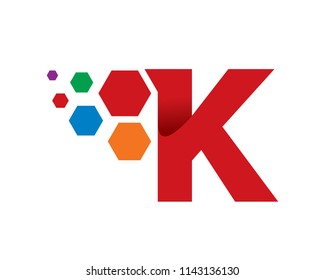 Letter K Template Design Vector, Emblem, Concept Design, Creative Symbol, Icon