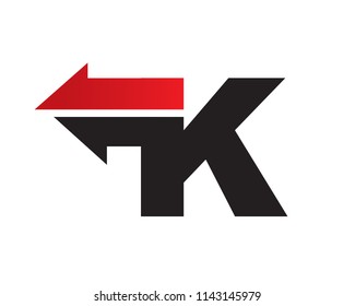 Letter K Template Design Vector, Emblem, Concept Design, Creative Symbol, Icon