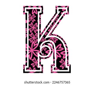 Letter K, Valentine Alphabet Monogram
Sublimation vector design file, for mug, t-shirt, vase, pillow case. etc