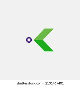 Letter K Vector Logo Template Icon