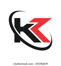 Letter K Z Logo Vector Stock Vector (Royalty Free) 370783079 | Shutterstock